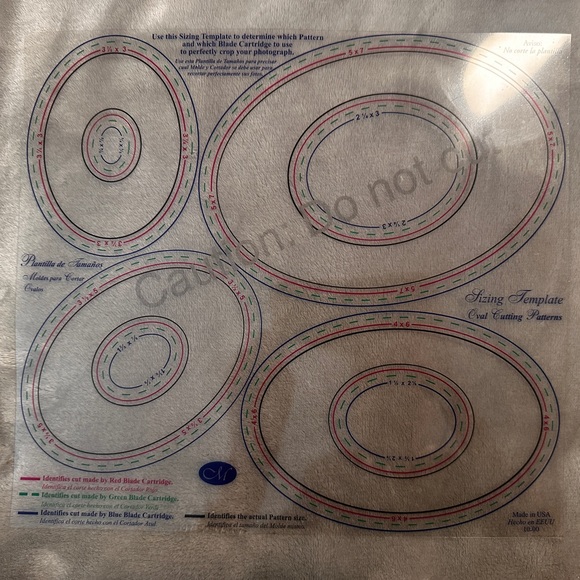 Creative Memories CUSTOM CUTTING SYSTEM Cutting MAT Board And 2 Sizing Templates - Picture 1 of 7